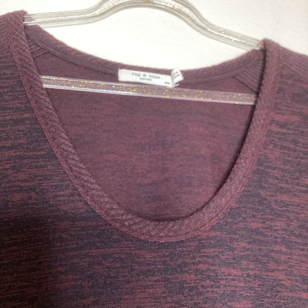 Rag & Bone Merlot Rosalind Dress Med - Picture 6 of 9